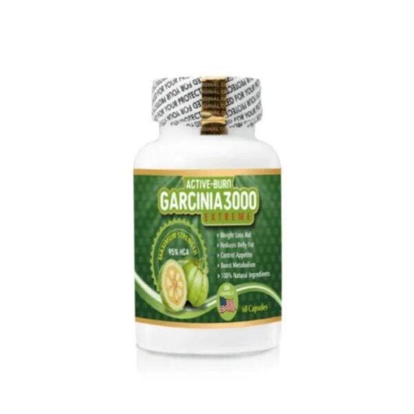 Active burn garcinia 3000 extreme weight loss capsules Active Burn Garcinia 3000 Extreme 60 Capsules Bottle