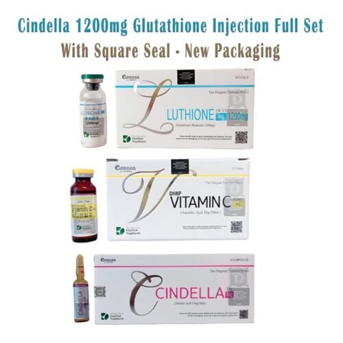 glutathione injection set Cindella 1200mg Full coppertripeptide powder Aurum Hikari Premium Glutathione Im Set sparen und Wirkung maximieren:3 x GHK-Cu Serum Vorteilspack