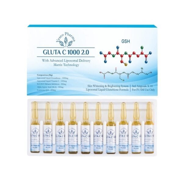 Vesco Pharma Gluta C 1000 injection packaging