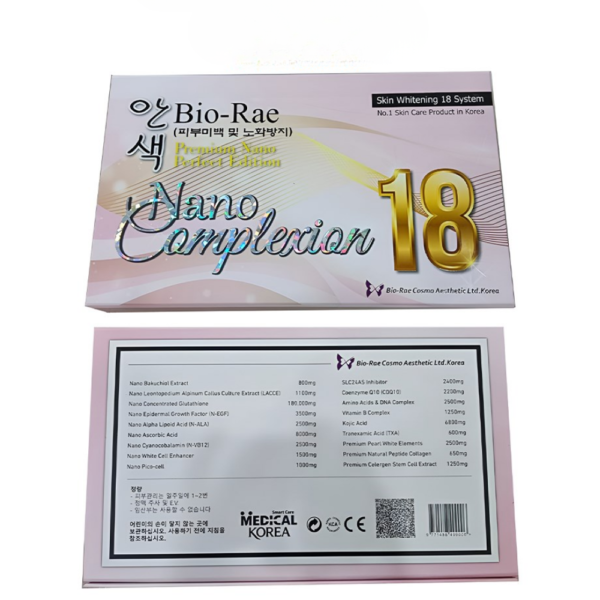 Bio Rae Nano Complexion 18 ingredients and product specifications