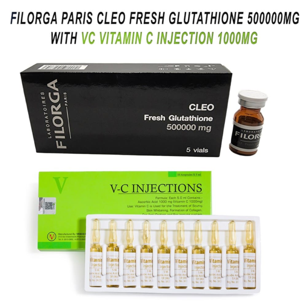 Filorga Paris Fresh Glutathione 500000mg injection packaging