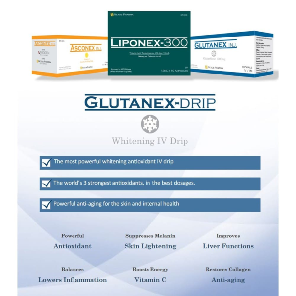 Nexus Pharma Glutanex injection professional pharmaceutical product