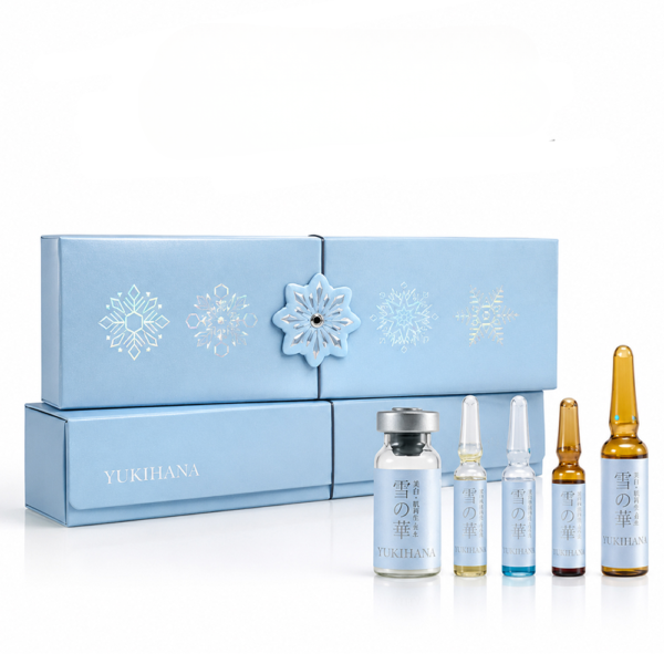 Yukihana Japan 8000mg -2 Yukihana Japan 8000mg Glutathione Injection packaging and vials