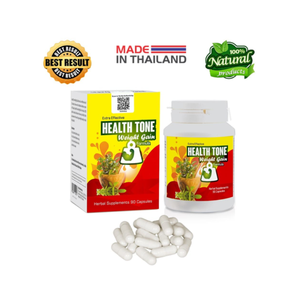 Extra Effective Health Tone Weight Gain Capsules 1000mg 90 Capsules