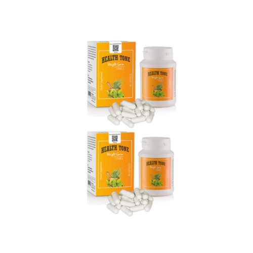 Health Tone Weight Gain Capsules 500mg Pack of 2 180 capsules
