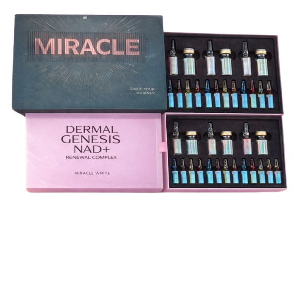 Miracle White Dermal Genesis NAD+ Glutathione Injection box